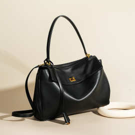 2025新款通勤风rodeobag斜挎牛皮托特包 女包大容量高级感腋下包