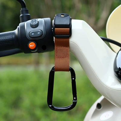Cute Cartoon High-Value Stroller — Other Electric Vehicle Accessories - brown-webbing-square-buckle-light-plate-long-36cm