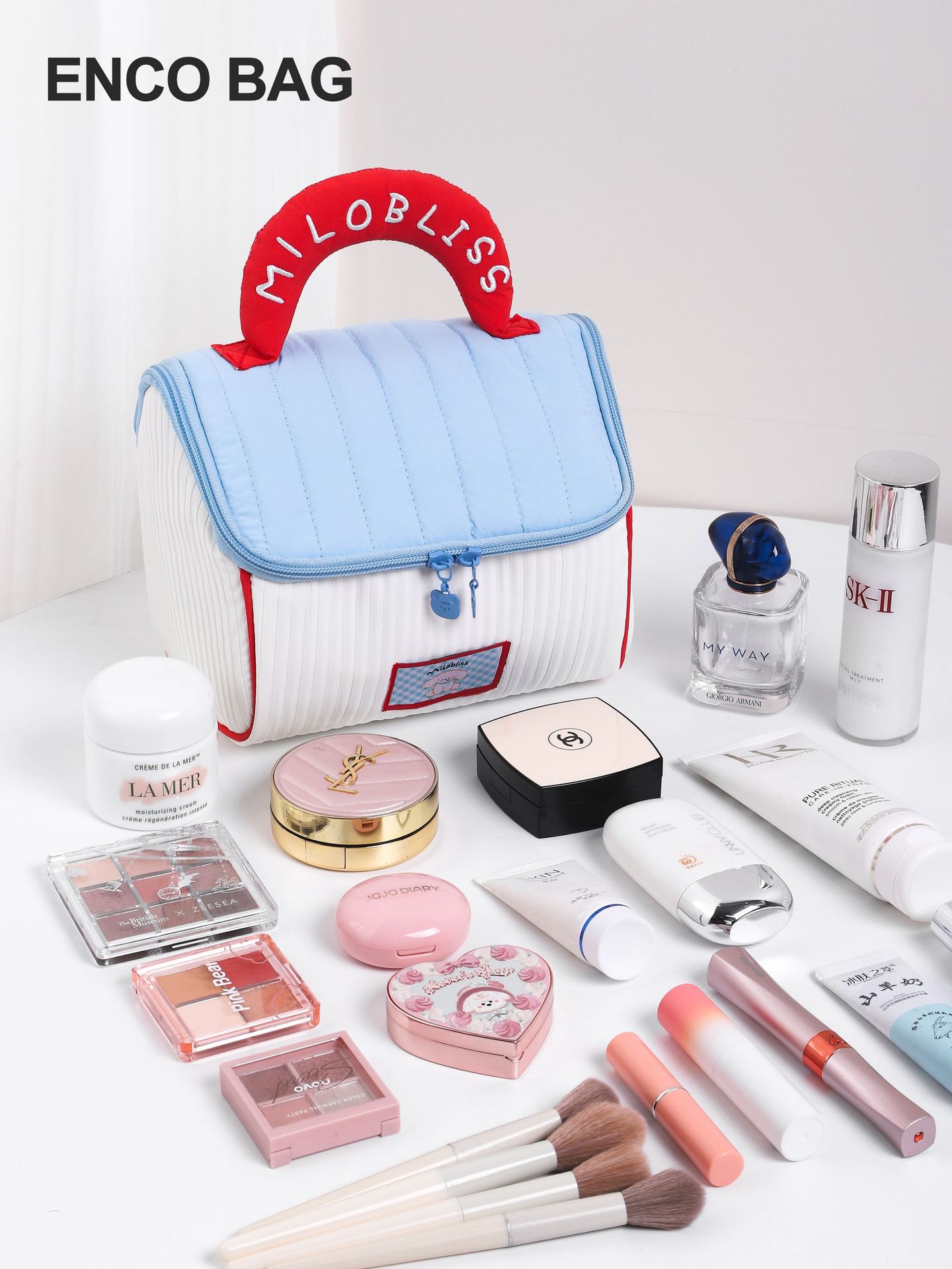 可爱い小屋ポーチ大容量高级感洗面バッグ高颜値小家手提げ化粧品収纳バッグ