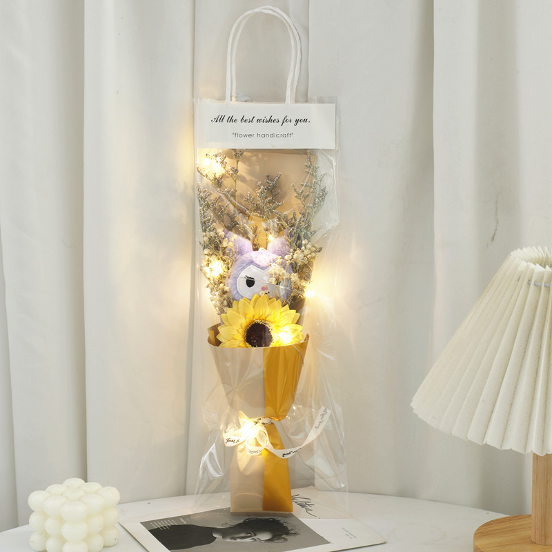 520 Día de San Valentín Nueva muñeca de bolsa Coulomi Ramo de jabón de rosa Regalo para novia masculina y esposa