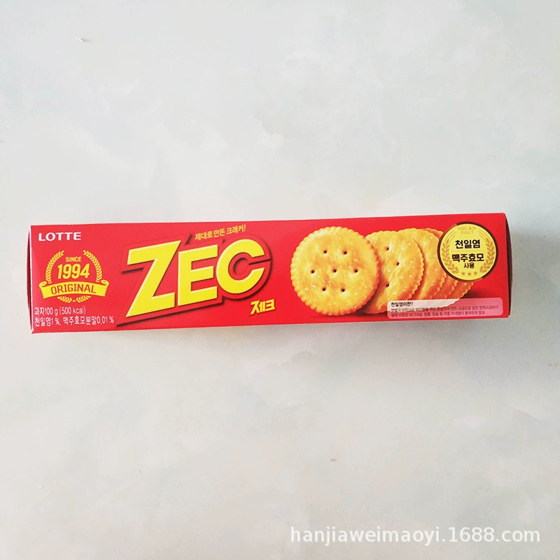 Южная Корея оригинальная импортная еда Letian LOTTE Salty Jack печенье офисная закуска для отдыха оптом 100 г