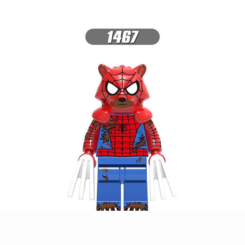国境を越えた卸売ホットセール互換性のあるレゴスパイダーマンミニフィギュアシリーズ子供の教育用組み立て式小さな粒子ビルディングブロックおもちゃ|undefined