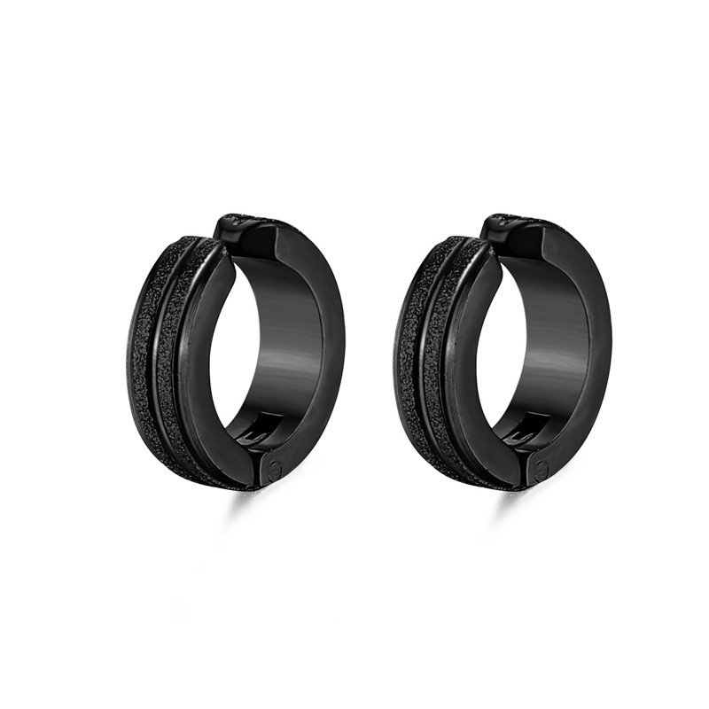 Simple Style Round Titanium Steel Ear Clips 1 Piece display picture 3