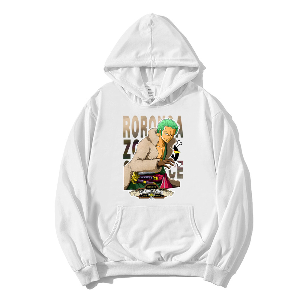 Suéter de manga larga de One Piece Sauron Luffy Anime Segunda dimensión Periférico Moda Otoño e invierno Suéter para hombres y mujeres Suéter con capucha