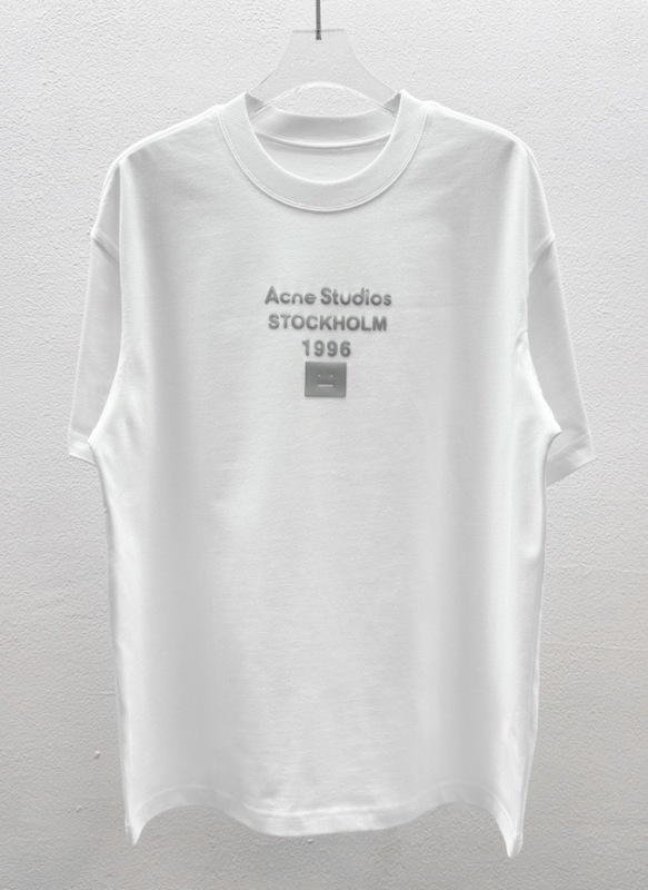 クロスボーダー 25ss ニッチトレンドブランド AC ホエイパウダー ラブレターシリーズ 1996 レター インクジェット 半袖 男女兼用|undefined