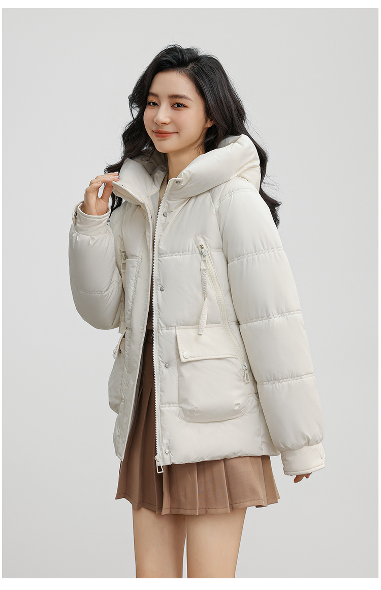 Russian new winer plus size for women's casual warmh, hickened and enlarged pocke hooded coon wholesale Down_voghion.com