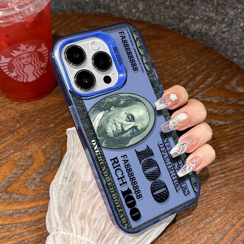 40g Weight iPhone Applicable Brands Phone Cases Classification PC Material Dollars Pattern Retro Style PC Dollars Retro Phone Cases Phone Accessories 2