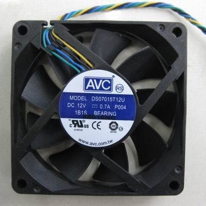 全新AVC DA07015T12U 12V 0.70A 7CM 7015 四线 CPU散热风扇