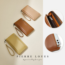 皮尔路易女士钱包2022年新款韩系时尚小清新多功能手拿卡包wallet