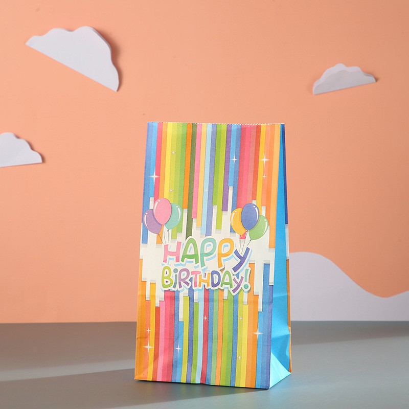 Cute Style Birthday Cute Letter Cattle Candy Party Birthday Gift Bags Party Supplies Gift Wrapping Supplies