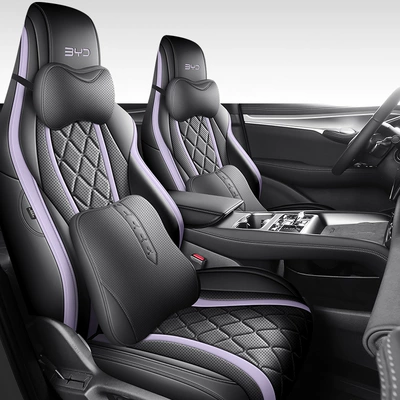 Modelə uyğun (Original) oturacaq örtükləri sea lion 07EV special car - sky-purple-deluxe-edition-special-for-sea-lion-07ev-full-front-row-half-package-in-the-back-row