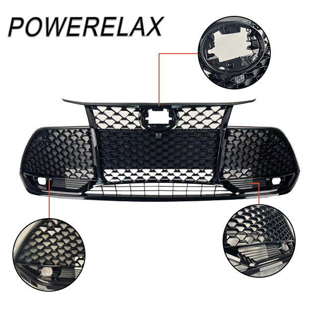 Suitable for Toyota Asian Dragon American Version Honeycomb Grille Modification Front Face Trd Sports Appearance Kit Grille 19-24 Models