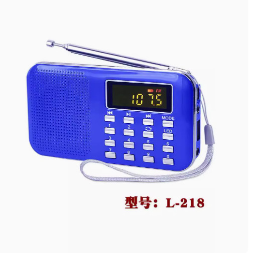 楽しいカードスピーカーL218超薄型携帯型携帯型カード老人ラジオMP3|undefined