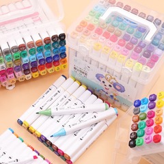 Double-headed marker set, oily multi-color lining pens, student hand-painted watercolor brush set, children's paint box set