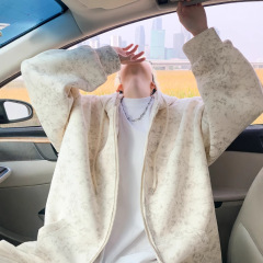 厂家直供重磅开衫卫衣男款秋冬帽衫美式潮牌痞帅男生连帽休闲外套