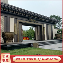 仿古铜缸景观雕塑 户外铸铜缸铸铜大缸北京故宫大铜缸工艺品