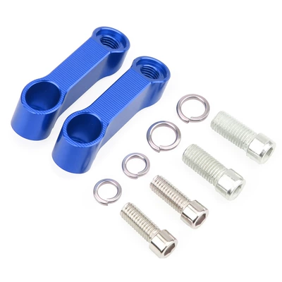 transfer adapter extension base – Motorcycle Safety Supplies - mirror-extension-m10-blue