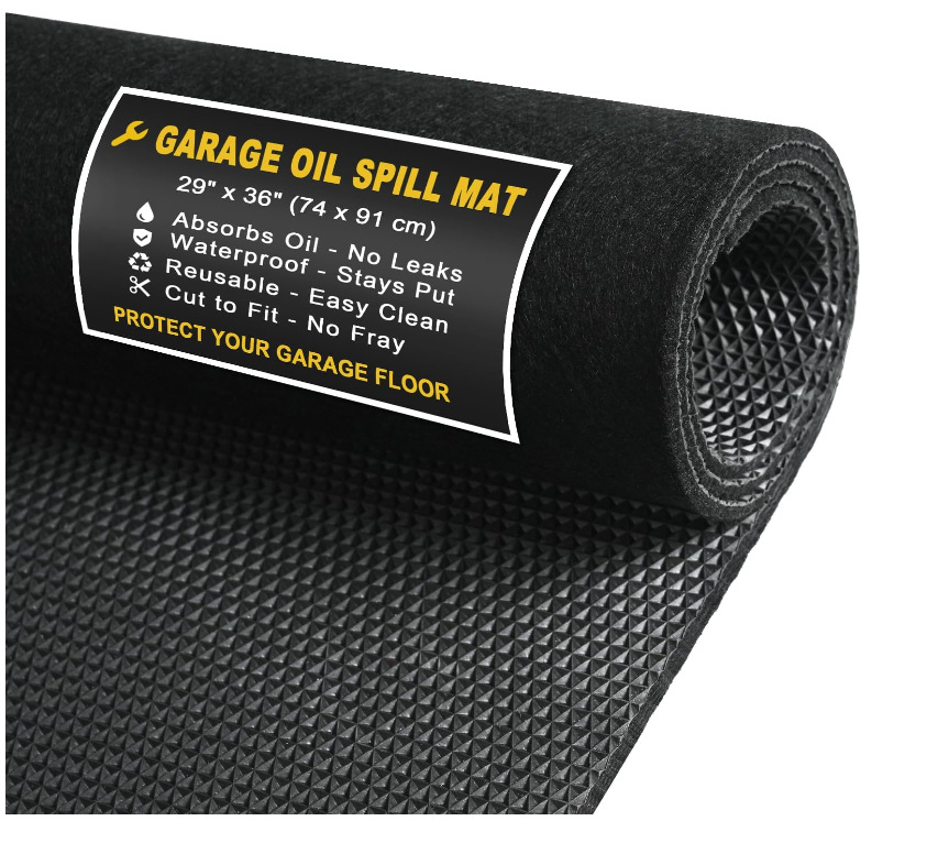 Cross-Border Tpr Anti-Slip Felt Floor Mat Garage Water-Absorbent and Oil-Proof Car and Motorcycle Repair Mat to Prevent Oil Spillage Mat