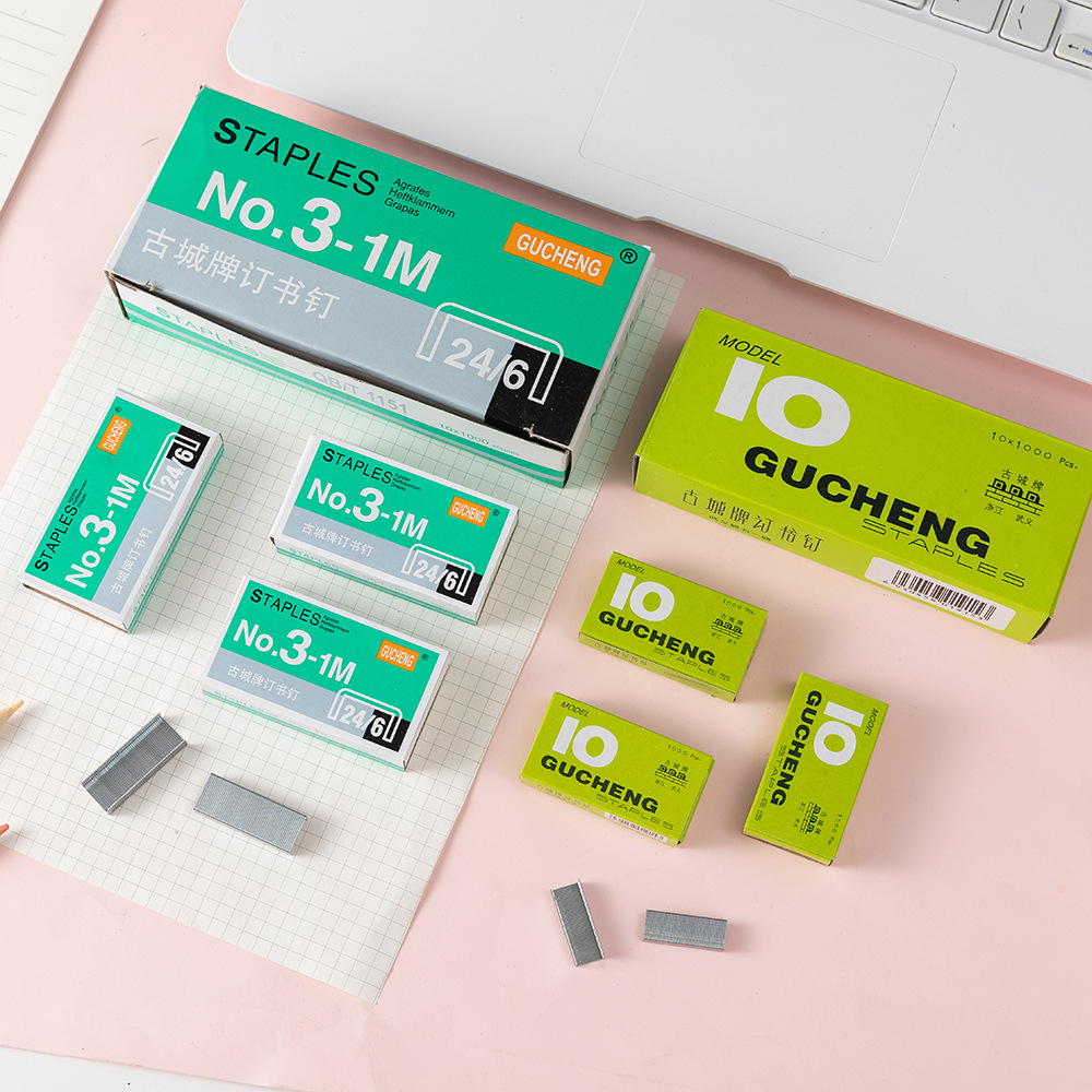 Factory sales high-strength binding staples, hardened book clips #12 uniform staples #10 staple remover nails