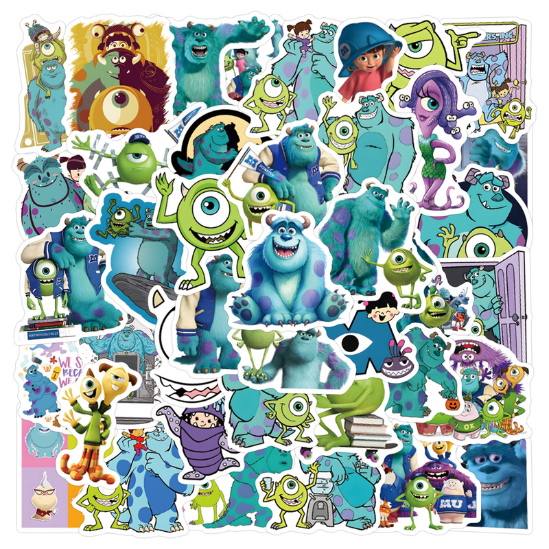 60 Monsters Inc. Graffiti Stickers Decorative Skateboard Luggage Cross-Border DIY Stickers Manufacturer Wholesale 60 Monsters Inc. Graffiti Stickers Decorative Skateboard Luggage Cross-Border DIY Stickers Manufacturer Wholesale