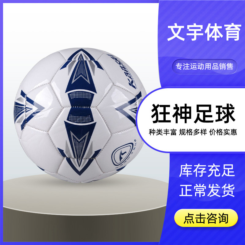 Crazy God Ordering Machine Sewed Football No.5 PVC Ball Youth Sports Training Competition Indoor and Outdoor Football