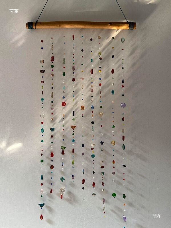 Bead Curtain DIY Handmade Materials Homemade Crystal Dream Colorfulful Beaded Creative Door Curtain Bead Chain Pendant Decorative Pendant
