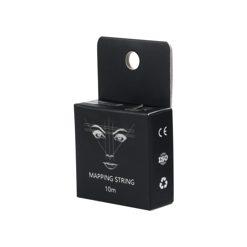 Tatuaje bordado posicionamiento línea regla ceja auxiliar dibujo línea ceja regla de posicionamiento caja de tinta seca de estado sólido Mapeo de tinta seca