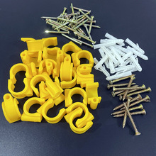 塑料管卡燃气管卡子DN15波纹管管夹固定卡扣U型加厚管道燃气专用