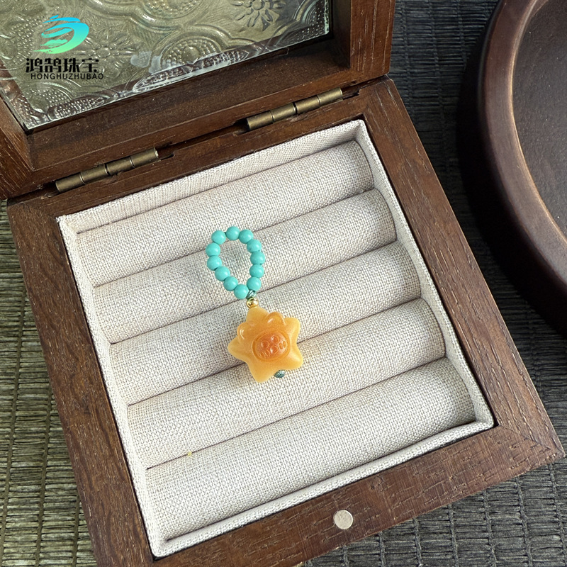 Hand-Woven Second-Generation Beeswax DIY Accessories, Beaded Jewelry, Bracelet Spacers, and Decorative Pendants