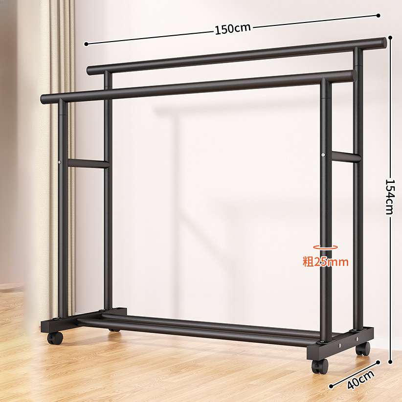 25튜브-더블스트레이트로드+휠-블랙 150