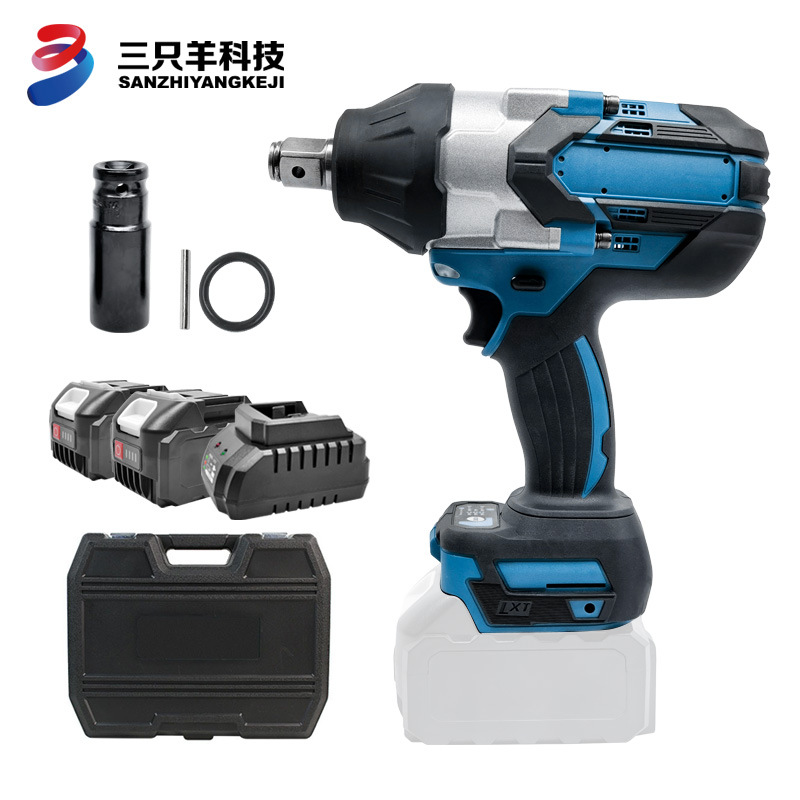 900N锂电扳手大扭力电动扳手大功率冲击扳手架子工木工汽修扳手