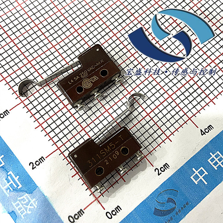 311SM5-T 霍尼韦尔 微动开关 单刀双掷 (SPDT) 250 Vac 5 A