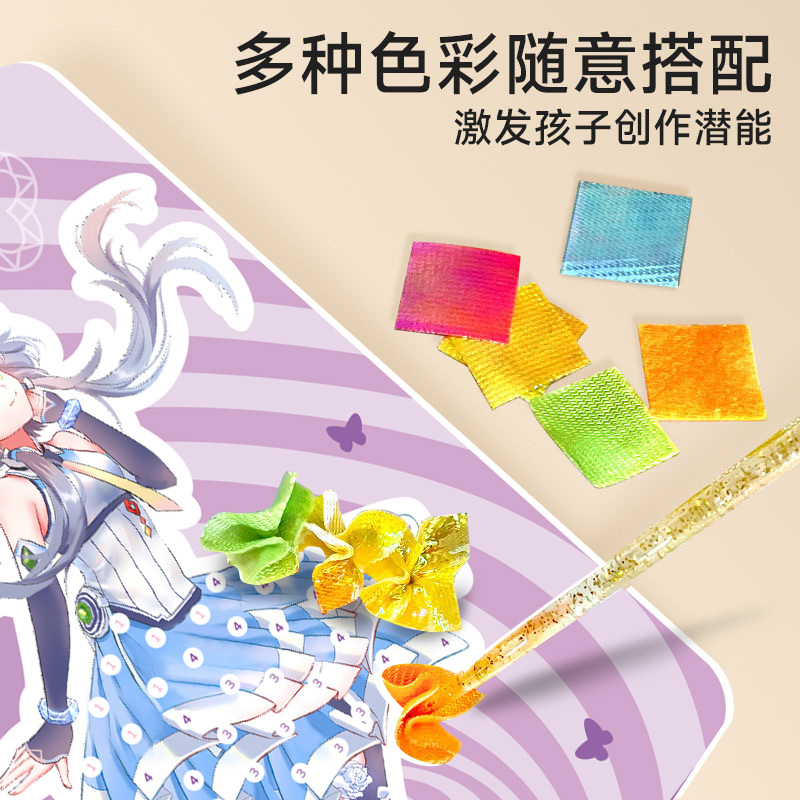 Sticker Book Princess Dream Cartoon Stamping Fun Girl Dress-Up Sticker Pad DIY Toy