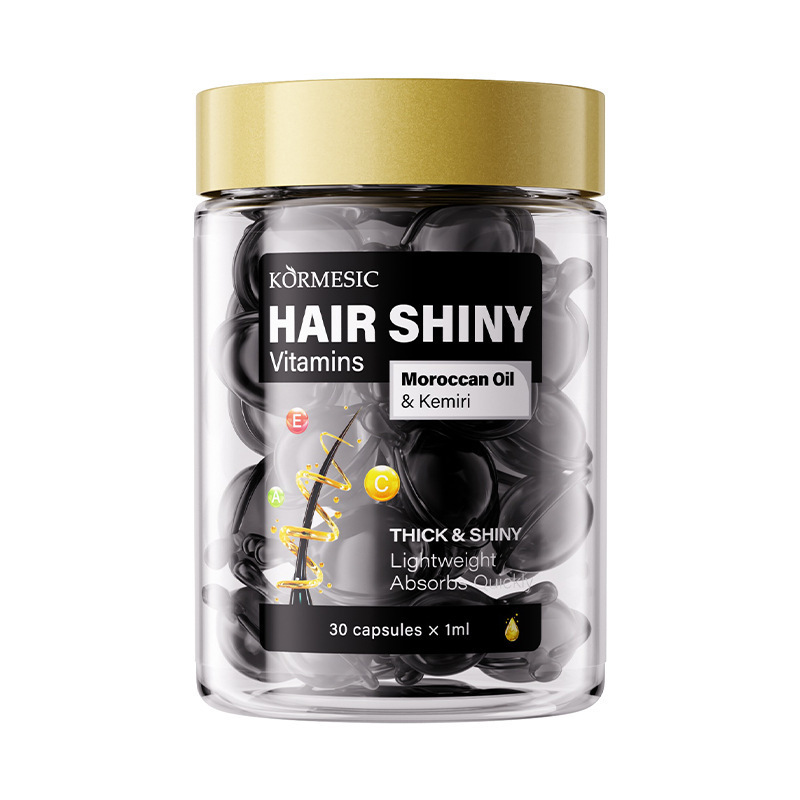Comercio exterior KORMESIC aceite marroquí para el cuidado del cabello cápsula esencia para el cabello suave image 7