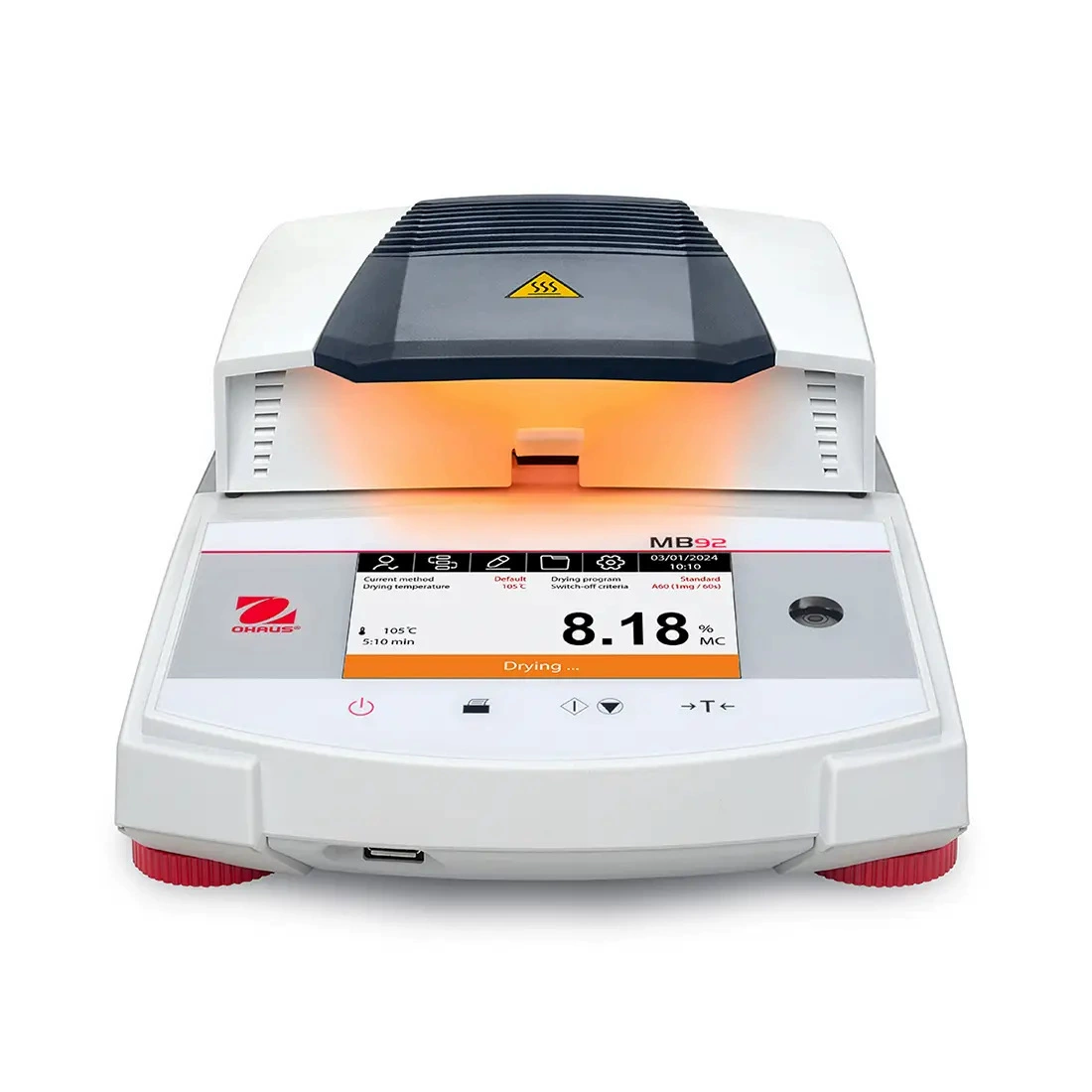 Ohaus MB92 MB120 быстрый измеритель влажности анализатор влажности пластиковый измеритель влажности