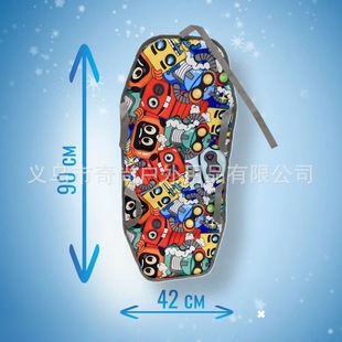 Foldable Ski Board, Snowboard, Children's Ski Board, Adult Sleigh with Brake, Sleigh Board
