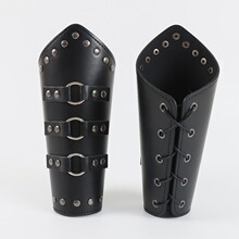 Q 74085 Punk Riding Arm Bands with Studs ��˻��� �羳ŷ����