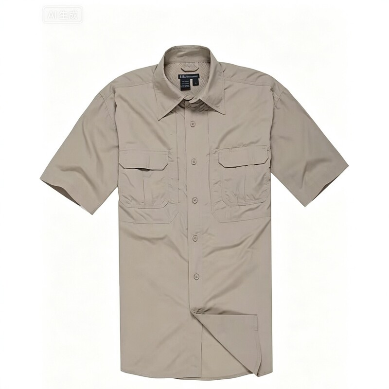 Outdoor Quick-Drying Short-Sleeved Shirt for Men, Summer Workwear, Multi-Pocket Tactical Shirt, Breathable and Waterproof, Guangzhou Hiking Clothing Outdoor Quick-Drying Short-Sleeved Shirt for Men, Summer Workwear, Multi-Pocket Tactical Shirt, Breathable and Waterproof, Guangzhou Hiking Clothing