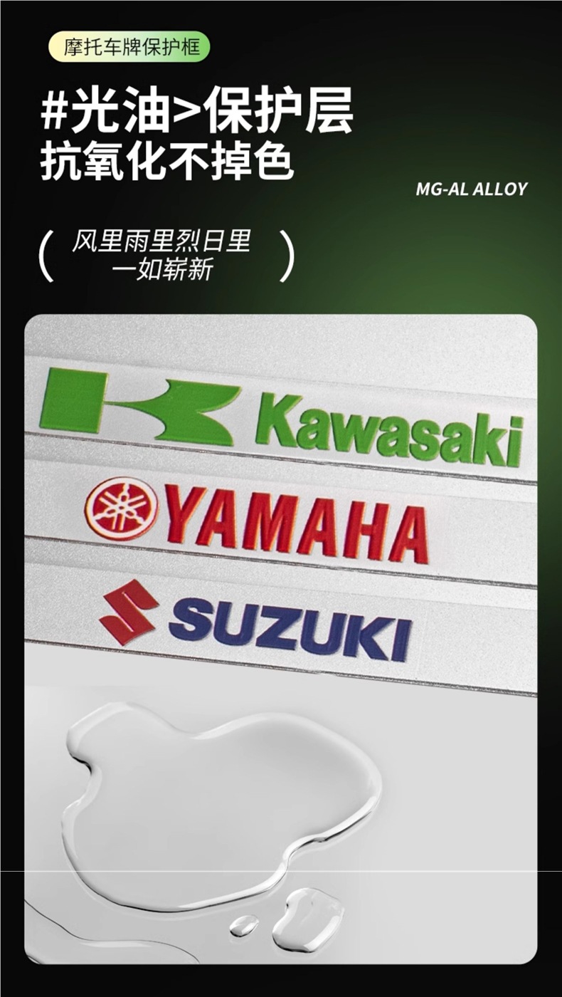 Motorcycle Rear License Plate Frame License Plate Frame Motorcycle Cover Pedal Frame Yamaha Kawasaki Suitable for
