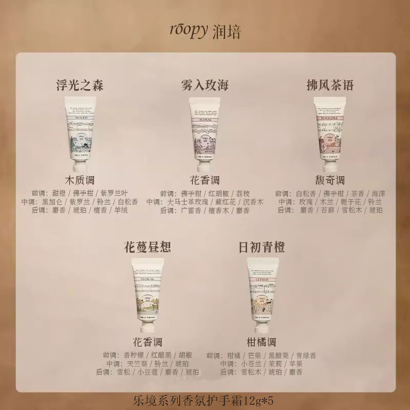 roopy润培护手霜礼盒女便携滋润保湿小支伴手秋冬季蓝色粉色礼盒|undefined