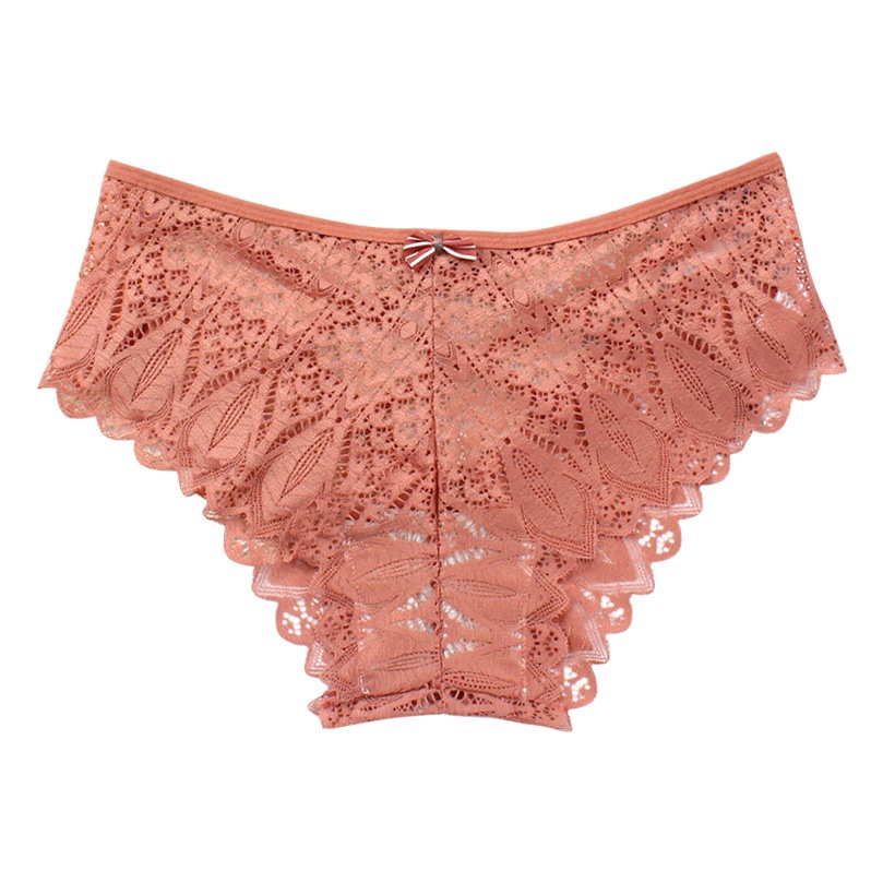 Mid-Waist Sexy Hot-Selling High-End Lace Women's Underwear Bow Cross Strap Women's Briefs Ebay