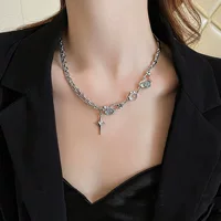 Moonlight Stone Mangxing ожерелье женский 2024 новый взрывной прилив легкий роскоши нишевые премиум-класса сладкие и прохладные ветряные аксессуары цепочки ключицы