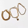 Retro chain, jewelry, bracelet, accessory, European style, simple and elegant design, wholesale