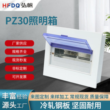 PZ30明装强电箱空开家用12回路箱大量批发路灯照明配电箱