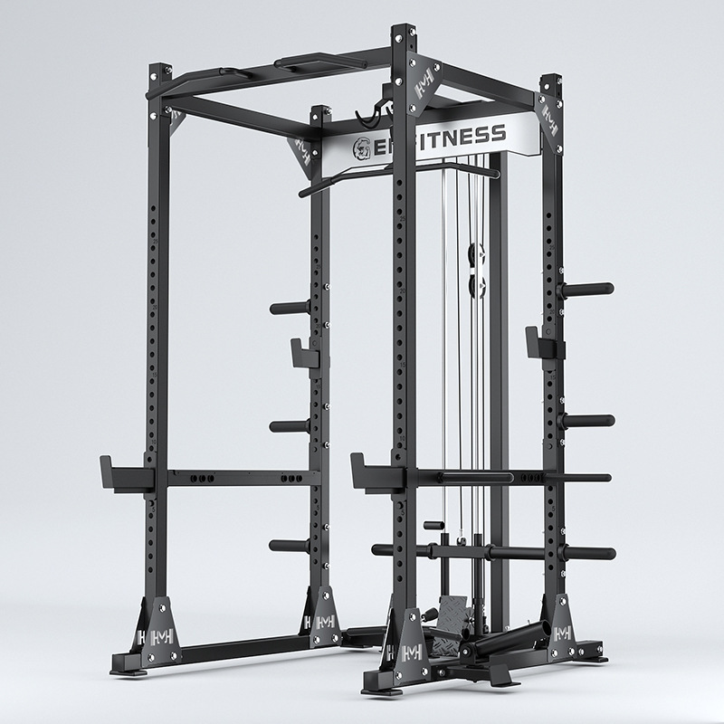 Squat frame tipo pórtico multifuncional casero de empuje horizontal libre equipo de entrenamiento integral de acondicionamiento físico comercial profesional