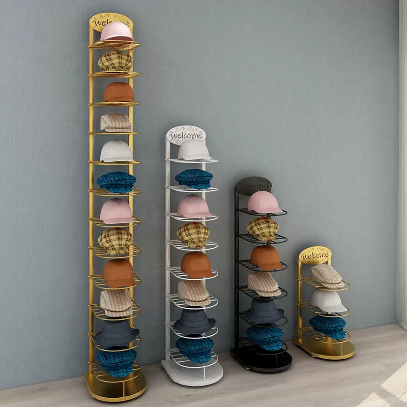 服装店展示架帽架子收纳架儿童母婴店帽子架帽撑帽托成人帽架多层