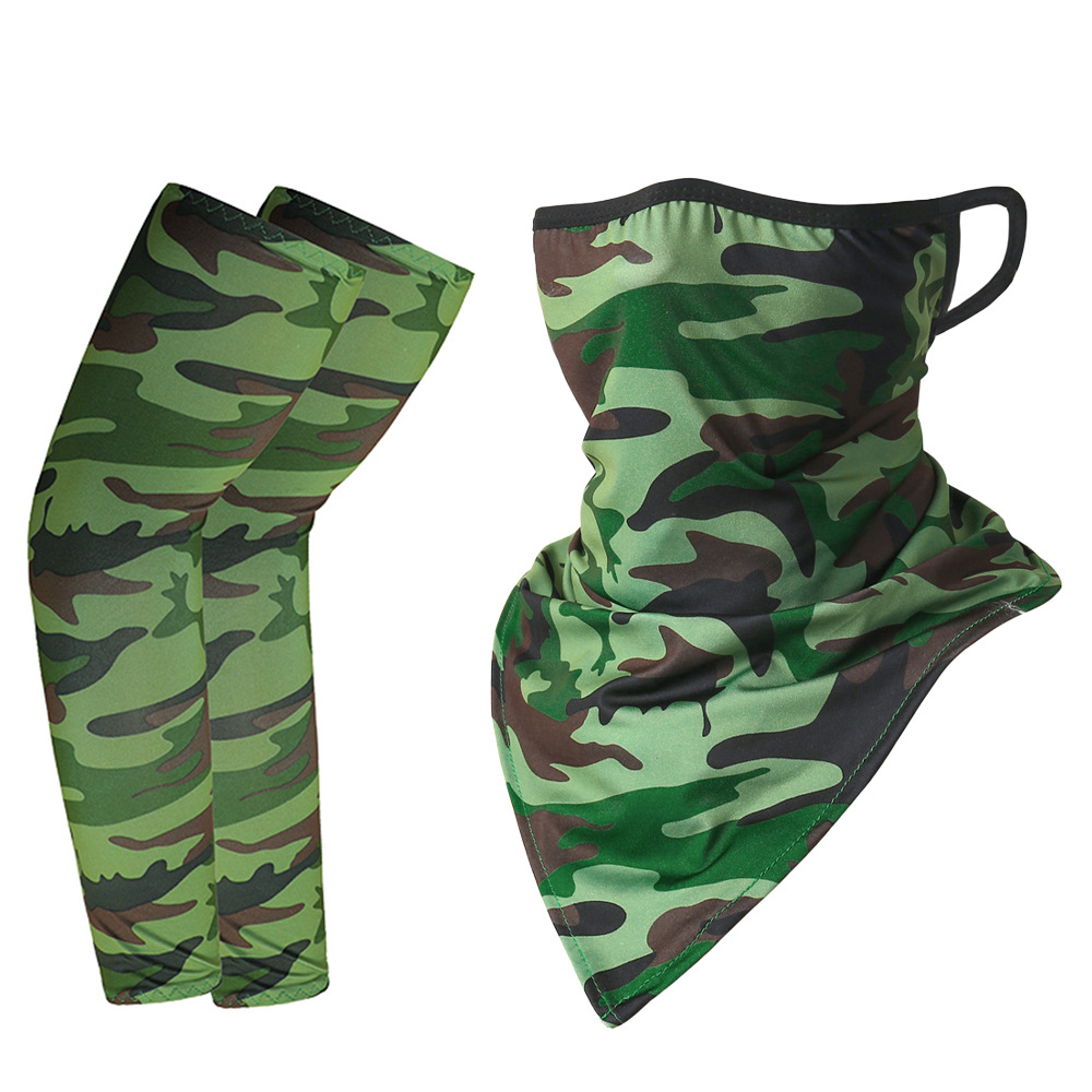 38+삼각 스카프 위장 밀리터리 그린