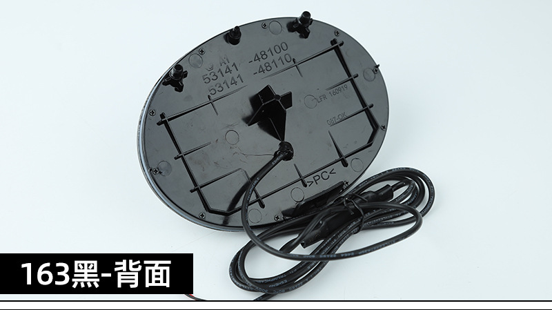 Suitable for Lexus ES250 LX570 CTNX200 crystal LED dynamic flowing light tail box emblem and front grille badge