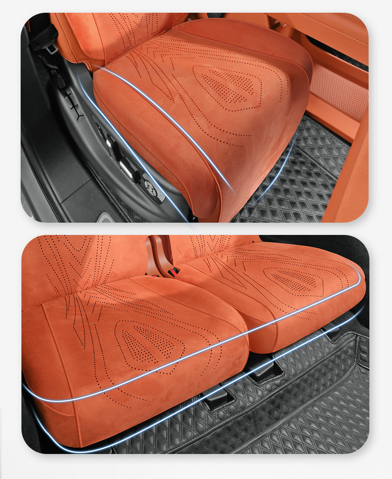 For Wey Pai Lanshan seat cushion four seasons breathable suede seat cover