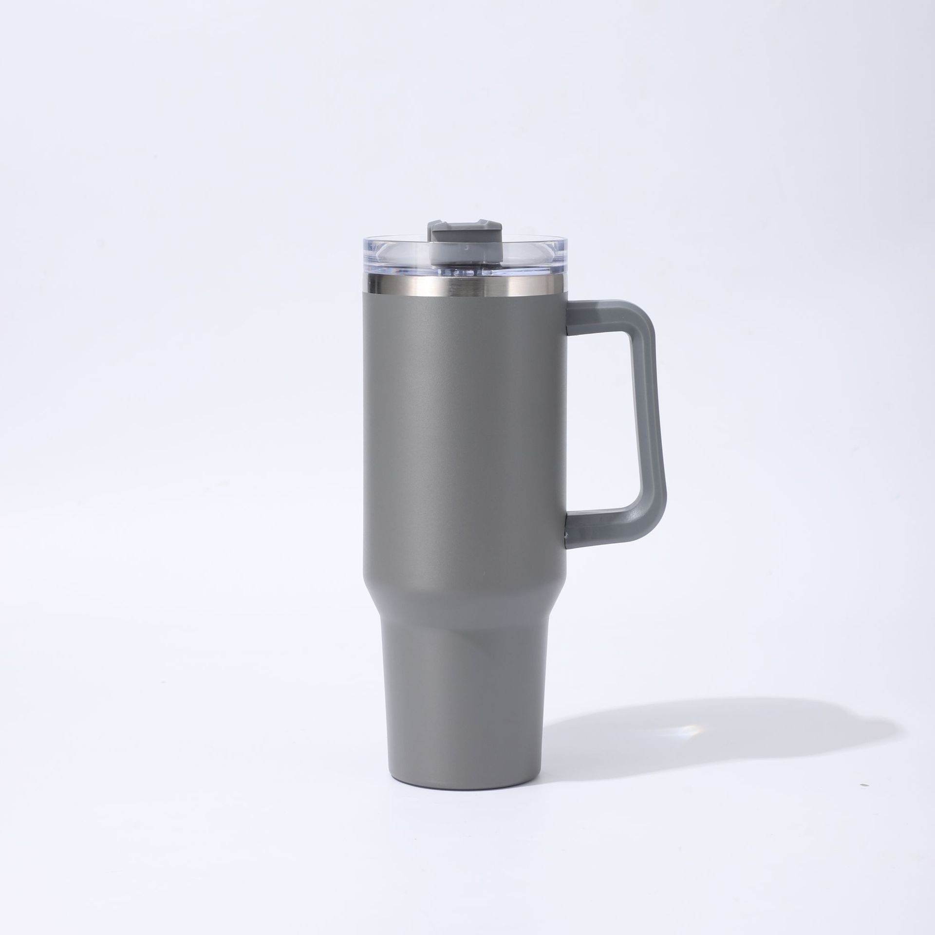 Isolierte Trinkflasche Mit Henkel Und Strohhalm Für Unterwegs_voghion.com
